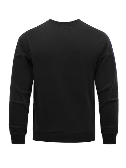 Brooklyn Forever Letter Design Men Sweatshirt Fleece Soft Clothes Trendy Loose All-Match Streetwear Crewneck Fashions Pullover