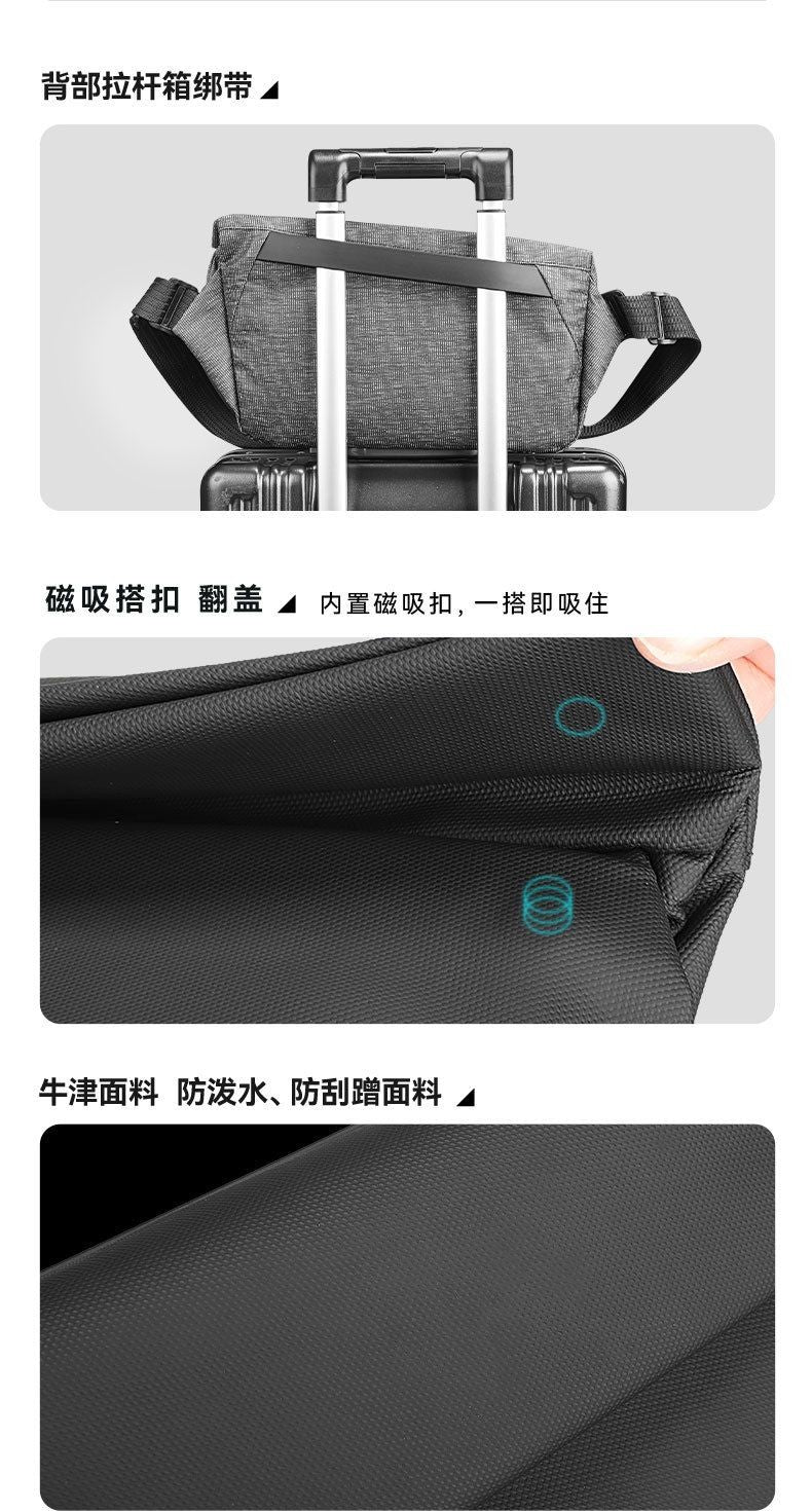 Mark Ryden Camera Crossbody Bag Waterproof Ipad Multifunctional Chest Bag Men's Personal Shoulder Bag Stand Messenger Bags