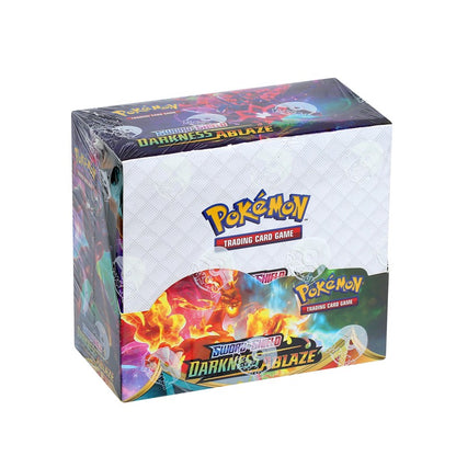 324/360Pcs/Set Pokémon Estrelas Cintilantes União de Equipes Escuridão Incendiária Sol Lua Evoluções Cartão Booster de Batalha de Negociação em Inglês