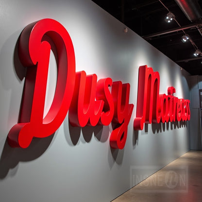 Custom Business Sign 3d Logo Led Light Business Label Advertising Shop  Signs Luminous Acrylic Signboard