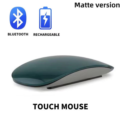Mouse de Computador Sem Fio Bluetooth Xiaomi Magic Recarregável Touch Fino Ergonômico Modo Duplo Silencioso para PC Apple Macbook Air