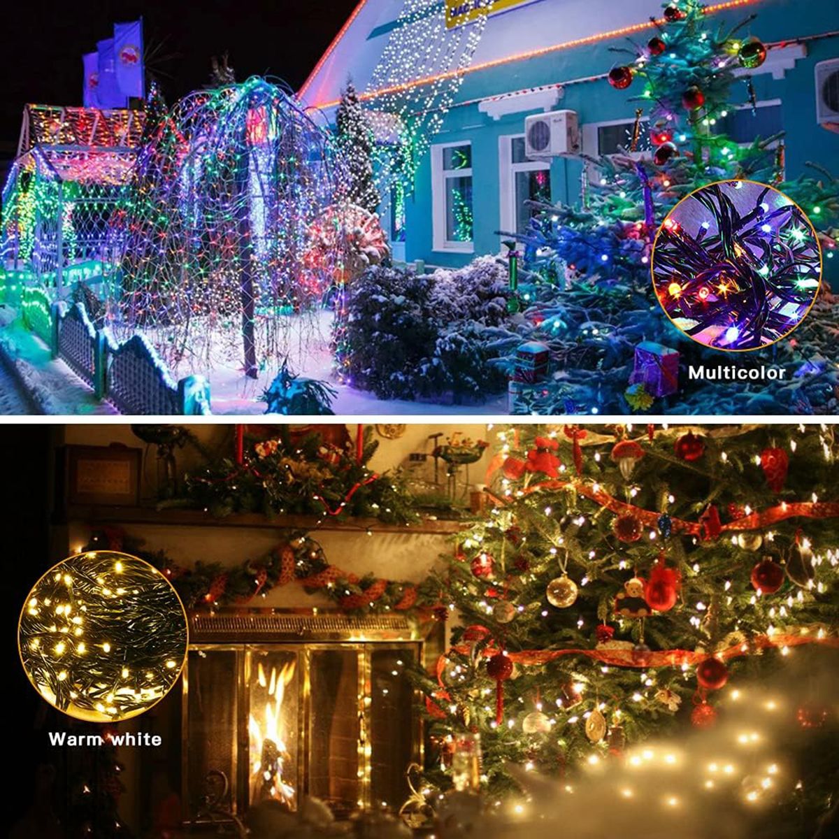 10M-100M 110V/220V Outdoor LED String Fairy Lights Christmas Lights For Garland Wedding Party Holiday Garden Lamp Holiday Decor
