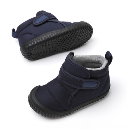 Unisex Kids' Outdoor Anti-slip Winter Snow Boots Warm Plush Toddler Boys Girls Comfortable Walking Shoes Size 19-28