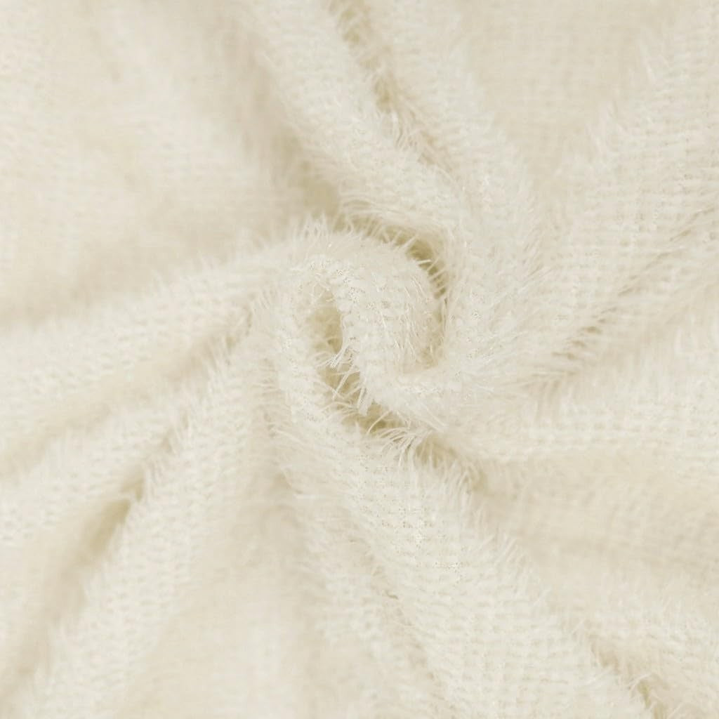 Women Winter Sweater Knit Crewneck Warm Long Sleeve O-Neck Casual Sweatshirts Dress Solid Color Oversized Basic Ladies Cloth