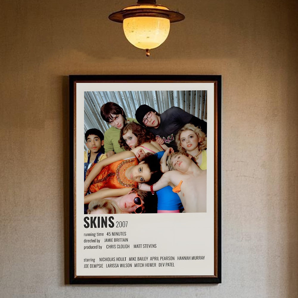 Teen TV Series Skins Generation Poster HD art sticky wall waterproof home living room bedroom bar aesthetic decoration