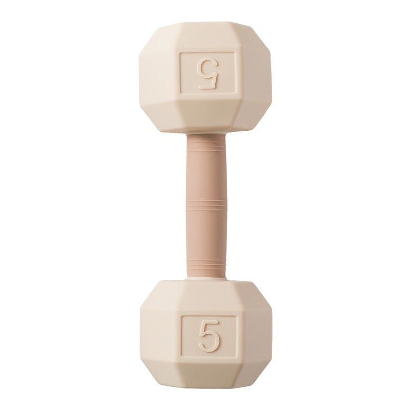 Baby Silicone Teething Cartoon Dumbbell Rattle Toy Babies' Sensory Cognitive Toys Move The Music Bell Baby Crib Toys Baby Gifts