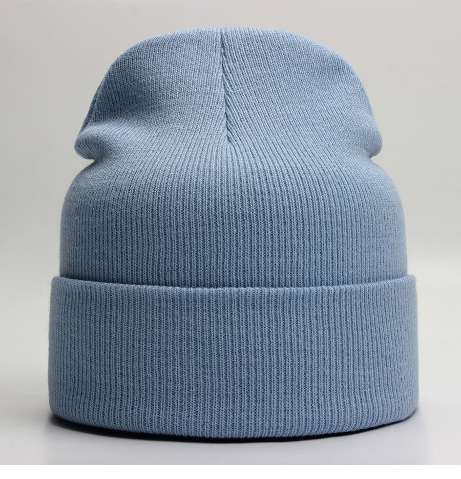 Touca Sólida Unissex Outono Inverno, Mistura de Lã, Macia e Quente, Boné de Tricô Masculino Feminino, Gorro, Toucas de Esqui, 24 Cores