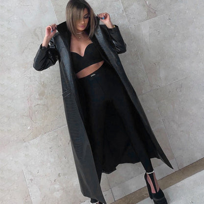 Korean Fashion Winter Black High Waisted Skinny Y2K Women Pants Sexy Glitter Cas