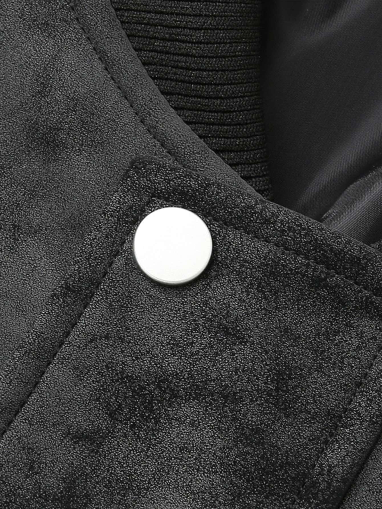 Men'S Motorcycle Jacket - Windproof Thermal Zip-Up Biker Coat with Stand Collar, Full-Zip Closure, Front Pockets - Lightweight N