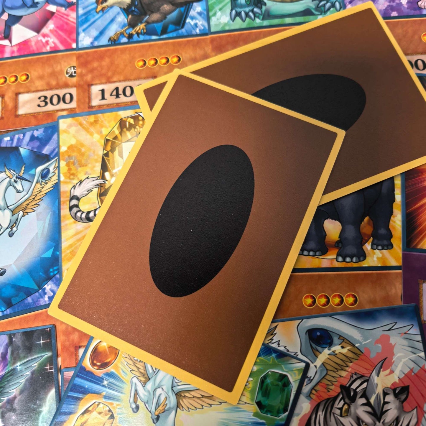 100 unidades Yu-Gi-Oh Anime Style Cards Olhos Azuis Estilo KAIBA Yugioh DUAL MONSTER Clássico Proxy DIY Card Presente Infantil