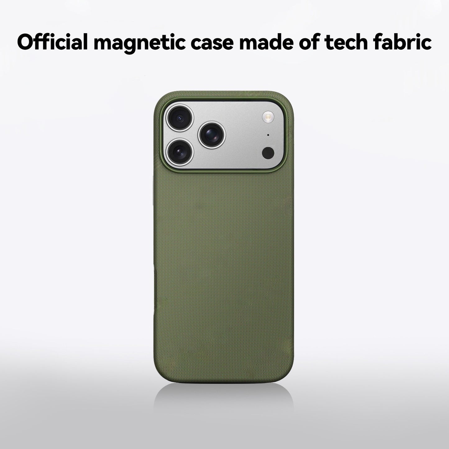 Capinha TechWoven Magsafe DIVI para iPhone 17 Pro Max Capa com Carregamento Sem Fio Capa TechWoven com Textura Magnética Weaving para MagSafe
