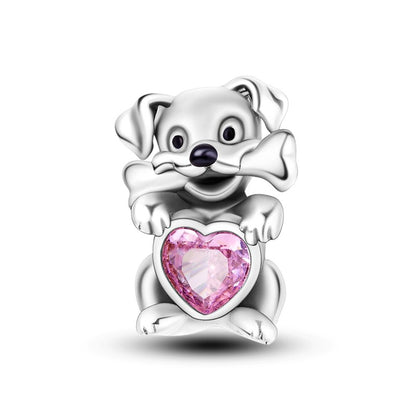 925 Sterling Silver Dog Charms French Bulldog Poodle German Shepherd Beagle Dachshund Pendants Fit Bracelets DIYJewelry Gift