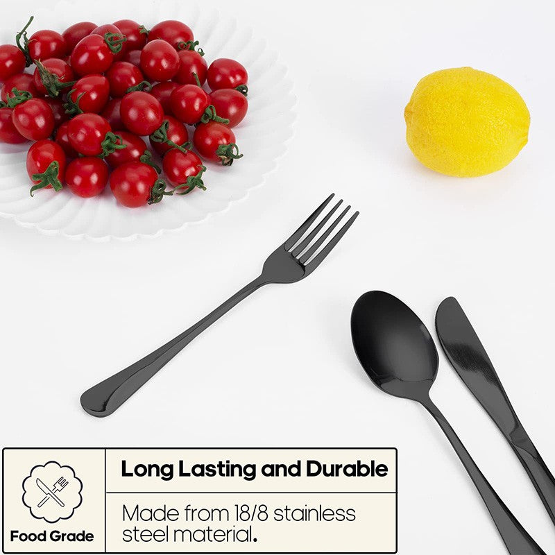 5Pcs Stainless Steel Dinnerware Set Tableware Spoon Fork Knife Chopsticks Kit with Storage Bag Kitchen Household Cutlery Set