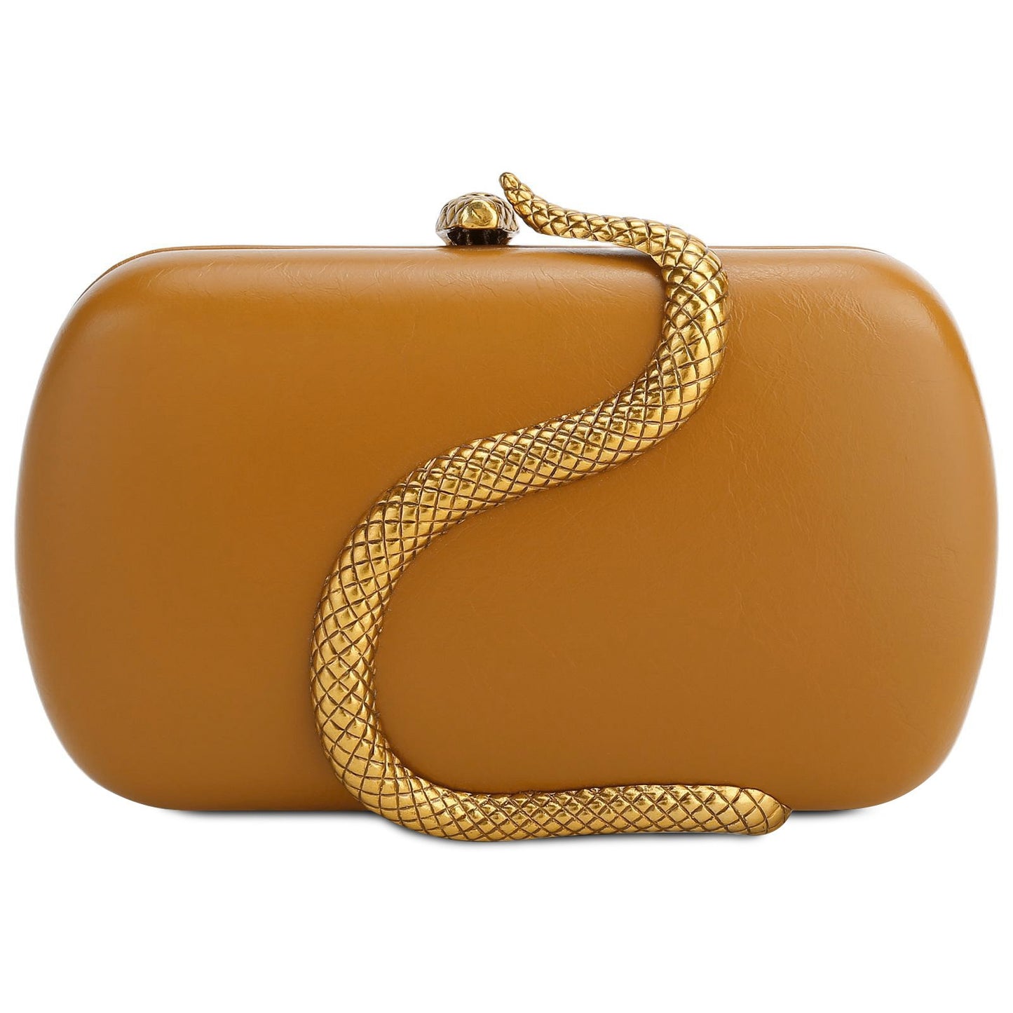 Metal Snake Matching Clutch Bag For Women Highclass Smooth Designer Evening Bags Purses Clutch Party Chain Shoulder Handbags