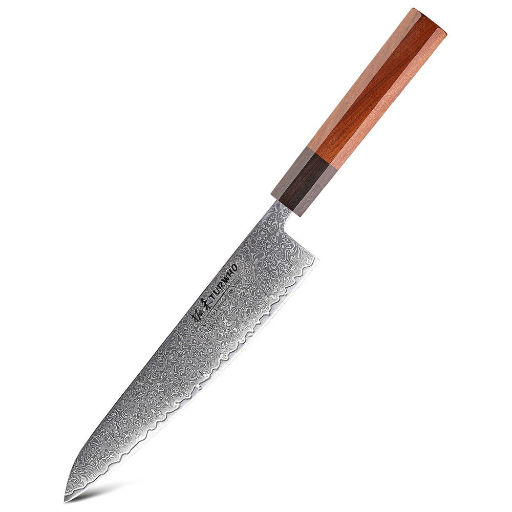 TURWHO Hand Forged Japanese Kitchen Knives Damascus Chef Knife High Carbon VG10 Steel Santoku Nakiri Bread Utility Handmad Knife