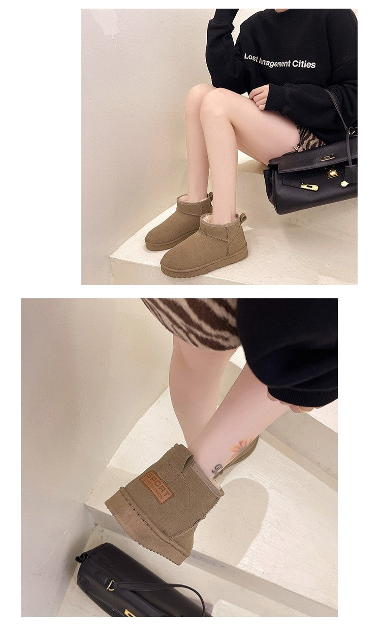 New 2024 Women Winter Ultra Mini Boot Designer Australian Platform Boots for Leather Warm Ankle Fur Booties Luxury Boots