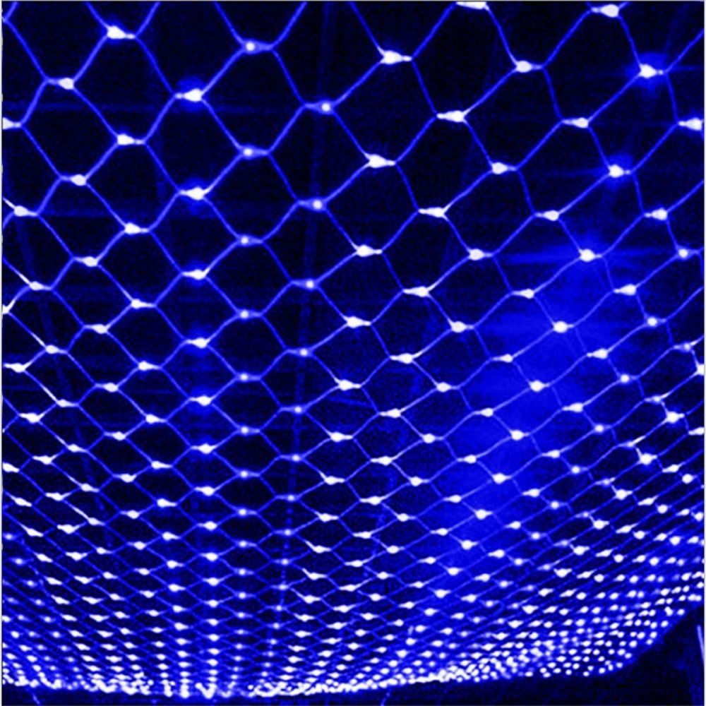 Luzes de corda de rede de LED 8 modos 220V 110V plugue UE/EUA Festival Decoração de Natal Guirlandas Festa de Natal Jardim Ano Novo Casamento
