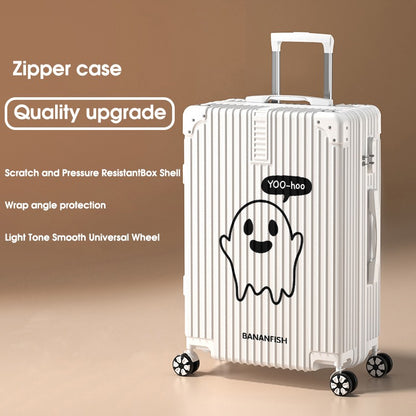 2025 New Suitcase ABS Durable Large Capacity Suitcase 20/22/24/26/28-inch Men's Carry-on Roller Suitcase Travel Check-in Case