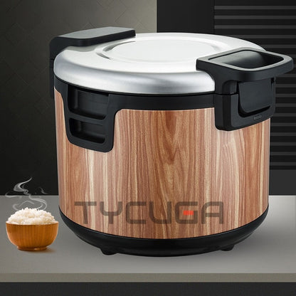 Panela Elétrica de Aquecimento de Arroz Panela de Capacidade Grande Recipiente de Alimentos com Isolamento Térmico Forro Interno Antiaderente Eletrodomésticos de Cozinha 19L/32L