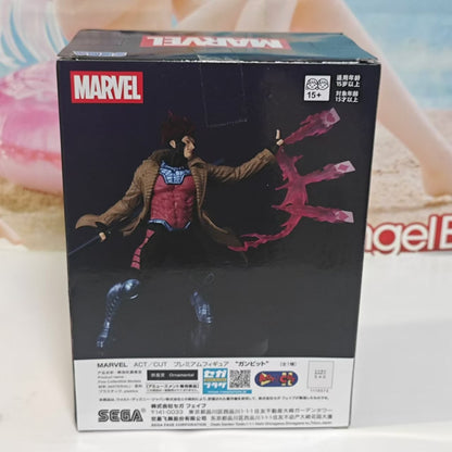 ORIGINAL SEGA ACT CUT X-Men Gambit Remy Etienne LeBeau Série Coleção Boneco Anime Modelo Action Figure Brinquedos Figuarts