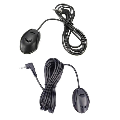Mini Microfone de Carro Tipo Pasta Áudio Mãos-Livres Microfone 3,5mm Painel de Instrumentos Compatível com Bluetooth para Rádio de Veículo GPS