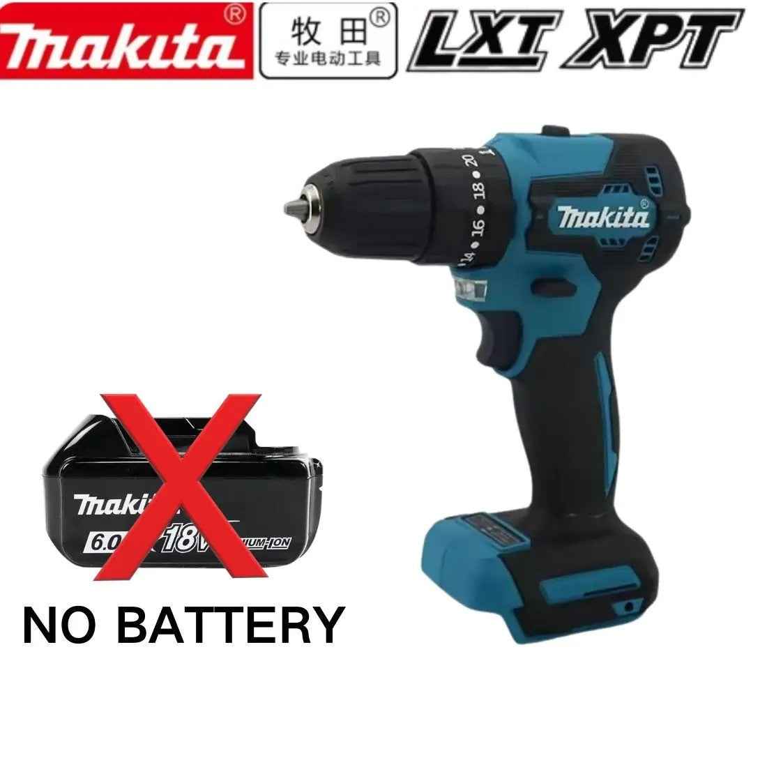 Bateria Recarregável Original Makita 18V 9Ah 6Ah 5Ah para Ferramentas Elétricas Makita Bateria de íons de lítio 18v de Substituição + carregador + furadeira elétrica
