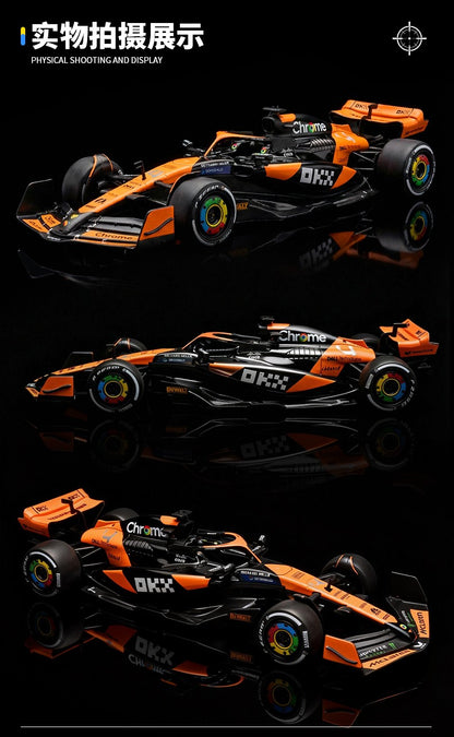 1:18 Aston Martin F1 Nº14 Fórmula Mclaren F1 Nº4 Carro Modelo Diecast de Metal Miniatura Presente de Feriado Enfeites Modernos para Casa