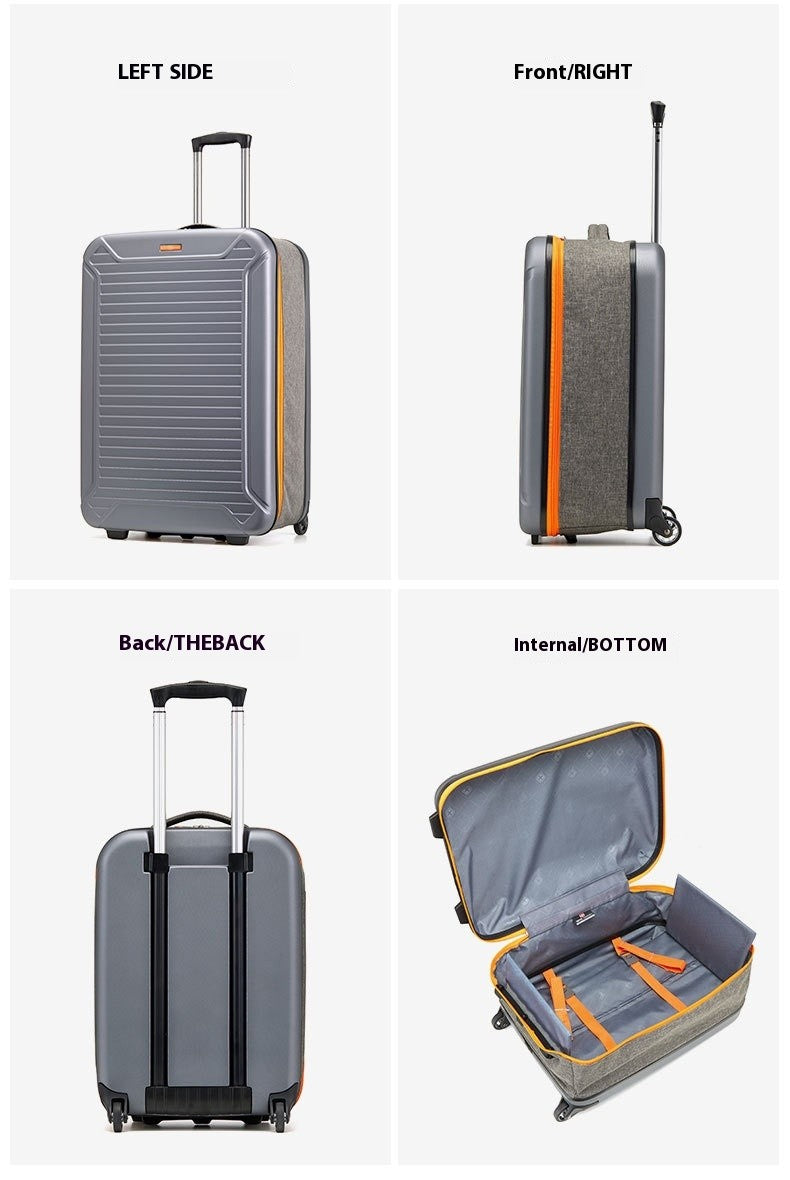 Nova mala de viagem dobrável, design multifuncional de 20 polegadas, para embarque e negócios, com senha
