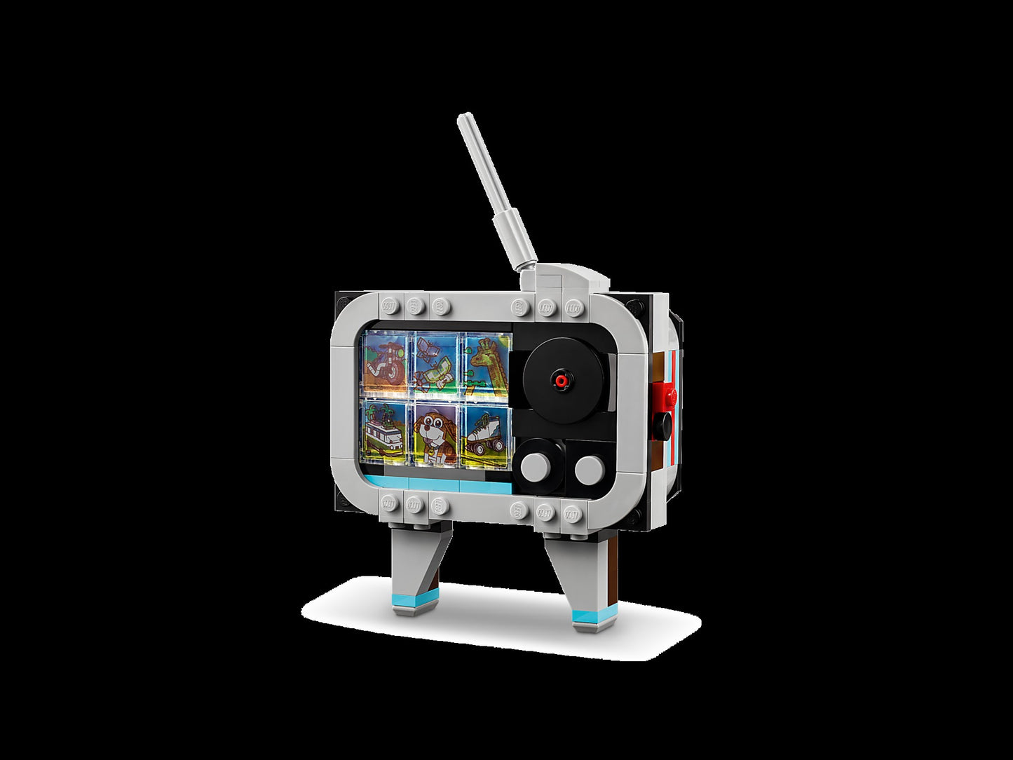 LEGO retro camera 3-in-1 set of miniature building block models for children's birthday gifts, children's collection toy set