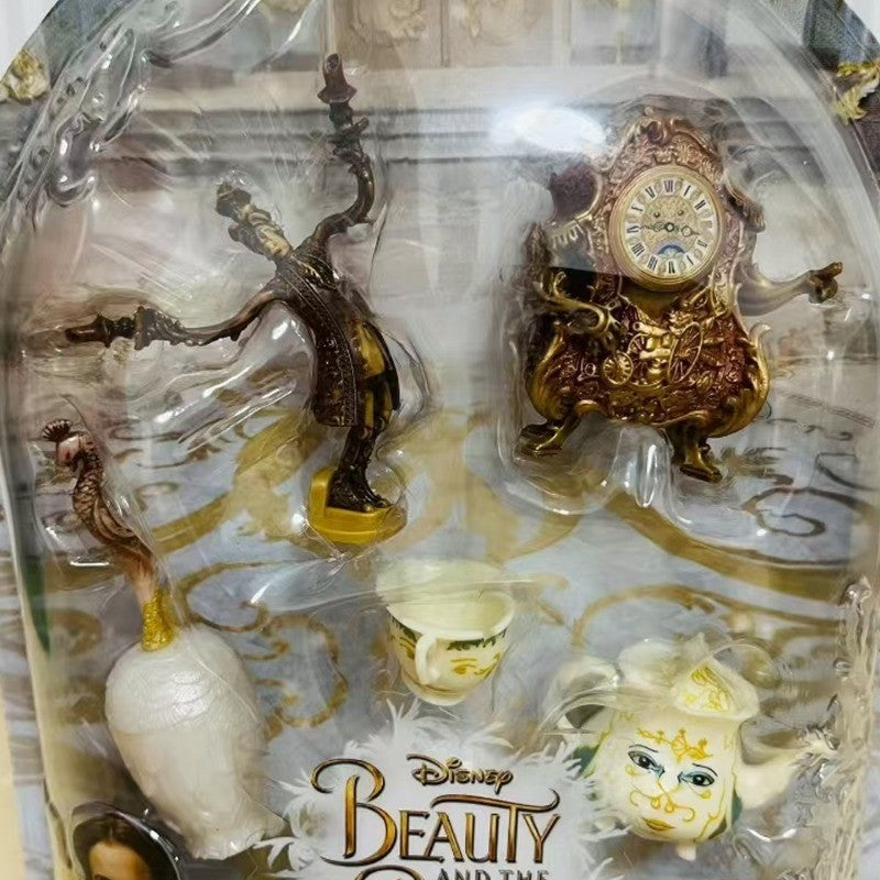 Hasbro Disney A Bela e a Fera Amigos do Castelo Anime Boneco de Ação Brinquedo Colecionável Enfeite Presente Infantil