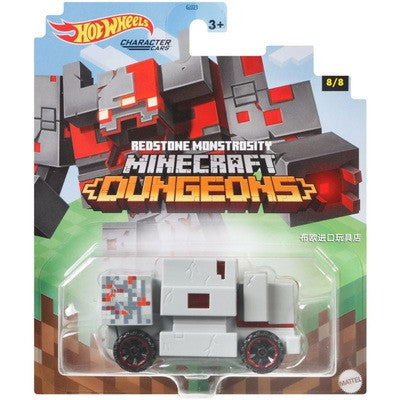 Hot Wheels Minecraft Series Genuínos, Carrinho de Brinquedo, Ornamento de Mesa, Colecionáveis, Presentes de Feriado, Em Estoque