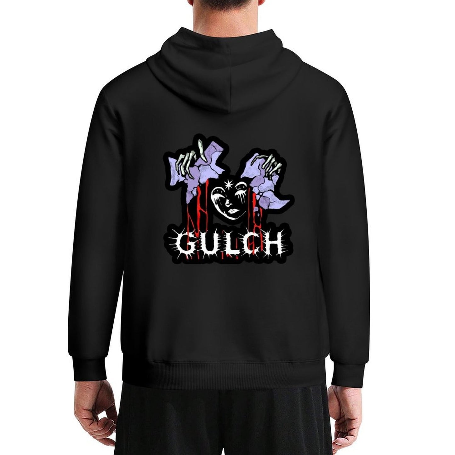 GULCH MUSIC ART Hoodie men's sweat-shirt set male clothes men clothes mens clothing new in hoodies