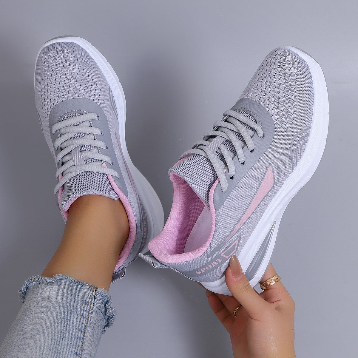 Women's summer breathable mesh flat shoes women's shoes casual sneakers shoes, clearance free shipping