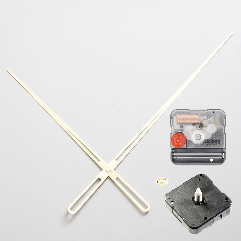 12888 Round Hole High Torque Sweep 6mm Screw Axis Wall Clock Quartz Movement Large Accessory With 90128 Black Hands DIY Kits