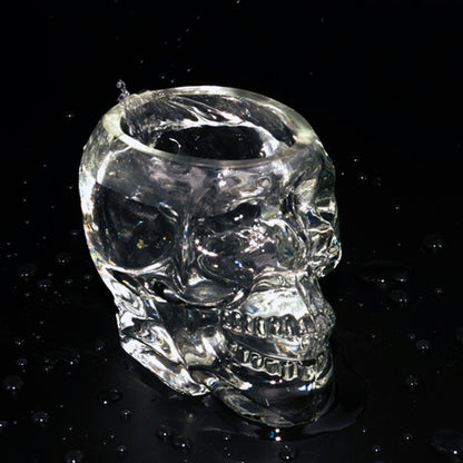 Caneca de Cerveja Rosto de Caveira 80/150/350 ML, Copos de Caveira, Copo para Coquetel, Copo de Vidro para Beber, Artigos de Vidro Engraçados para Entretenimento, Decoração de Halloween
