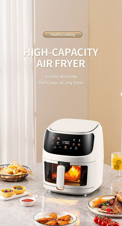 Fritadeira Elétrica 8L Inteligente para Uso Doméstico Cozinha Pizza Cooker Sem Óleo Forno Torradeira Fabricante Atacado 110/220V
