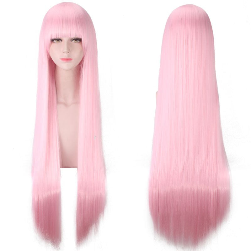 DARLING in the FRANXX Code 002 Cosplay Costume Jumpsuits Halloween Anime Cosplay Devil Horn Headdress Long Pink Wig