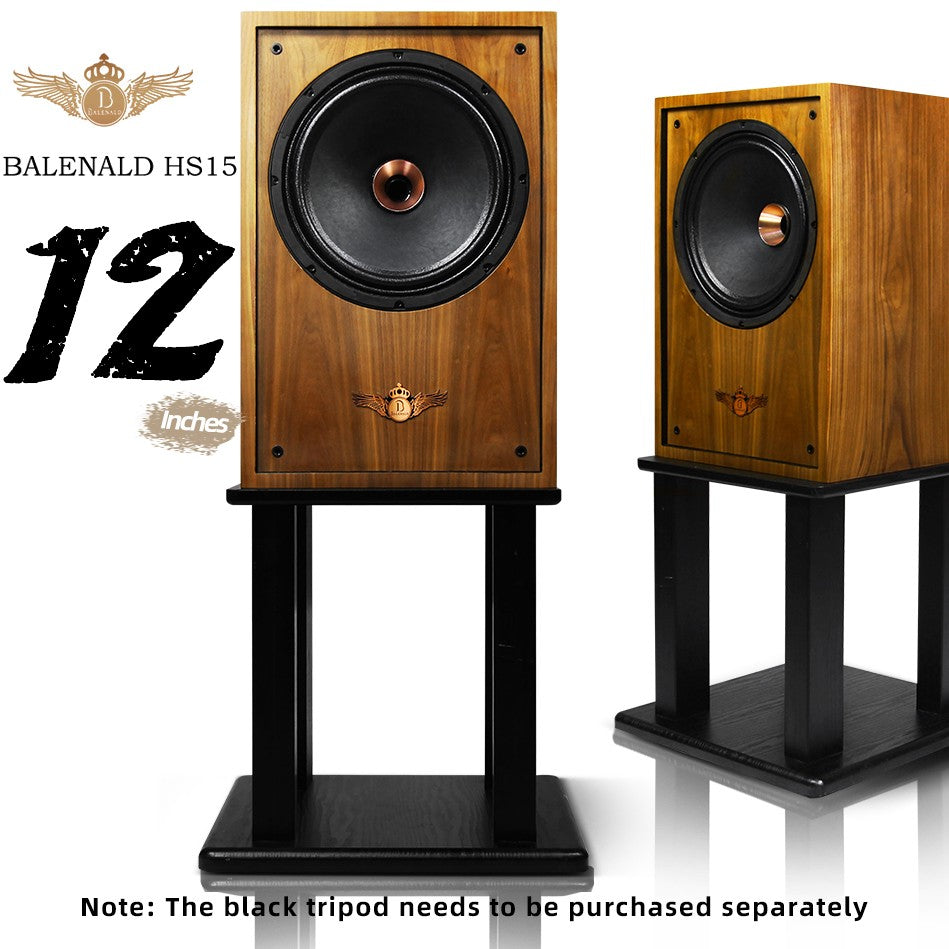 Caixas de som hifi Banlong de alta fidelidade coaxial de 12 polegadas, bookshelf, caixas de som de alta fidelidade, áudio passivo com acabamento em madeira.