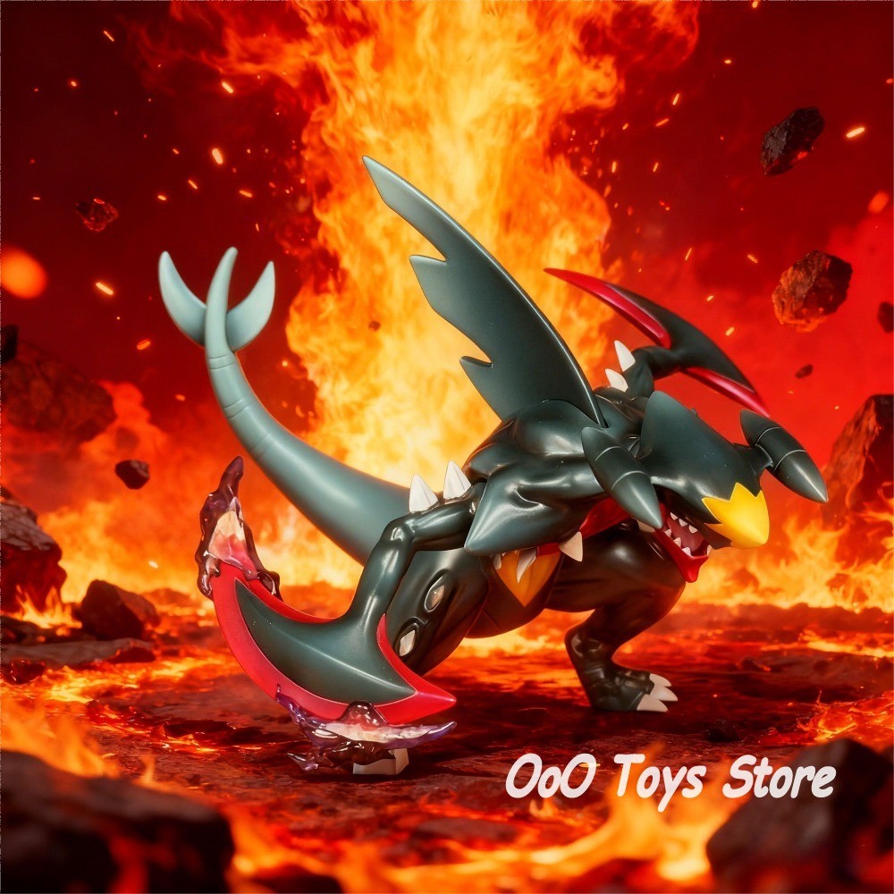Anime Pokémon Figure Garchomp Bonecos de Ação Estátua de PVC Modelo Colecionável Brinquedos para Crianças Presentes 10cm/3.93in