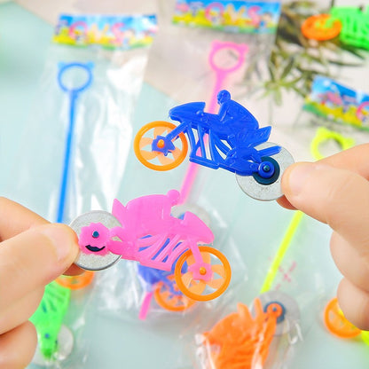 10/20/30Pcs Mini Hand Pull Bicycle Gear Car Toys Stress Relief Sensory Toys Kids Birthday Party Favors Favorite Pinata Filler