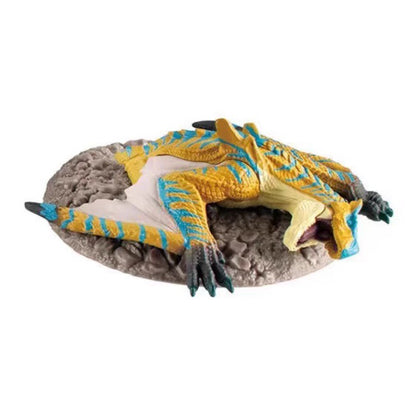 Brinquedos Gashapon Originais Bandai Monster Hunter Capture Team 2 Anime Bonecos Rathalos Gore Magala Tigrex Decoração de Modelo Presentes
