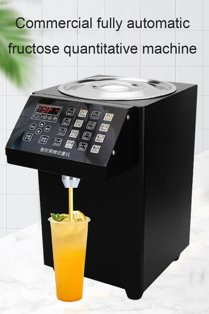 16 Grid Quantitative Fructose Filling Machine Bubble Milk Tea Shop Automatic Electric Syrup Sugar Dispenser Levulose Quantifier