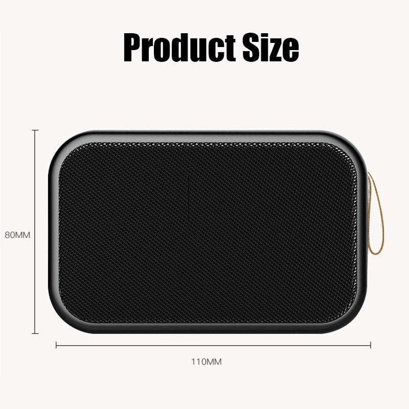 Soundbar Portátil Bluetooth 5.0 Sem Fio Bateria Externa Interna Esporte HIFI Alto-Falante Personalizado de Alta Qualidade para Computador