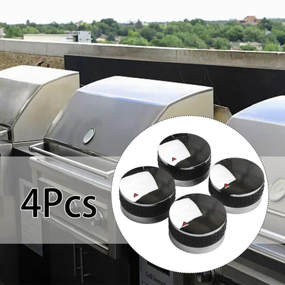 4pcs Grill Control Knob 58mm 50mm Outdoor BBQ Gas Stove Switch Knob Replacement Parts Barbecue Garden Tool Accessories Durable