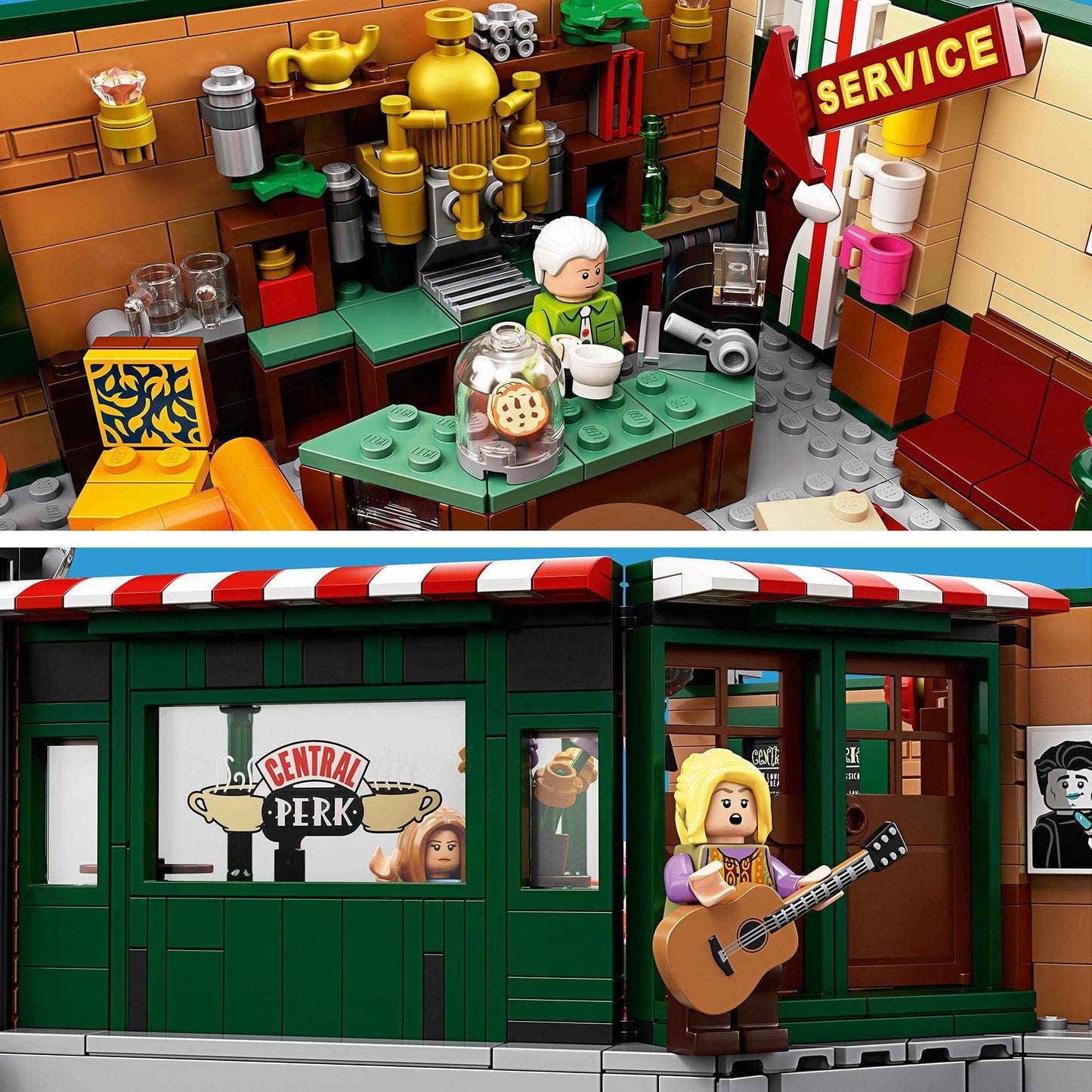 Blocos de Montar LEGO Friends Ideas Central Perk 7 Minifiguras Novas de Setembro de 2019 Brinquedo Presente de Aniversário Natal 21319 1070 Peças