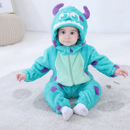 Boys Girls Costume Cute Animal Onesie Halloween Cosplay Outfit Festival Party Jumpsuit Kigurumis Winter Warm Clothes