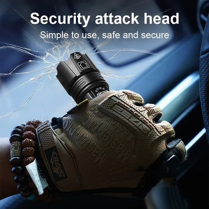 10000mAh High Power Led Flashlight 5000M Long Range Torch Rechargeable Ultra Powerful Outdoor Tactical Hand Lamp Camping Lantern
