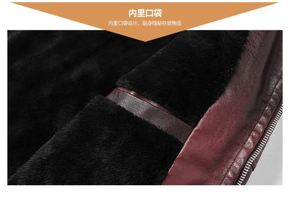 Quality New Male Casual Leather Jackets 7XL Autumn Winter Men Stand Collar Motorcycle Leather Jackets Vintage Leather Coat