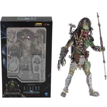 1/18 Iron Blood Warrior Leão elefante águia face Lobo solitário Celta antigo Bonecos 3,75 polegadas modelos ornamentos