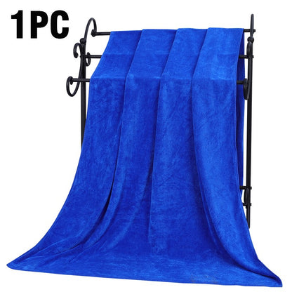 180x200cm Super thick Microfiber Bath Towels – Super Absorbent, Soft, Fast Drying and Oversized Bath Lines Multip Grey towel